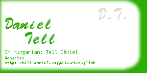 daniel tell business card